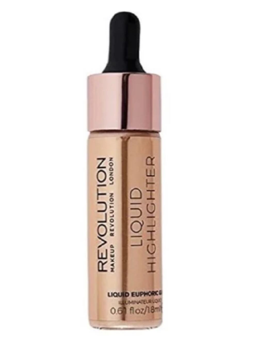 Revolution Beauty Liquid Highlighter, Euphoric Gold, SEALED New